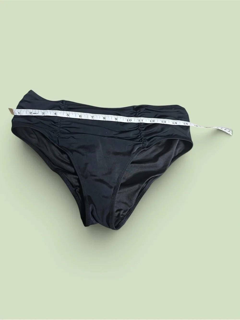 Victoria Secret Black Ruched Bikini Bottoms